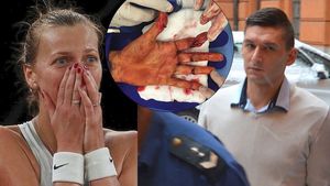 Reacția jucătoarei Petra Kvitova când a aflat că agresorul ei a fost condamnat la 8 ani de închisoare