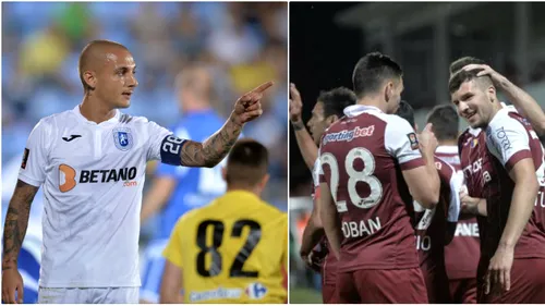 Atenție, pericol de goluri! CFR - U Craiova este derby-ul celor mai în formă jucători români. Țucudean sau Mitriță?