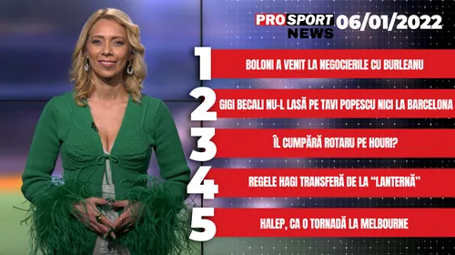 ProSport News | Boloni a venit la negocieri cu Burleanu! Becali nu-l lasă pe Tavi Popescu să plece de la FCSB. Cele mai noi știri din sport | VIDEO