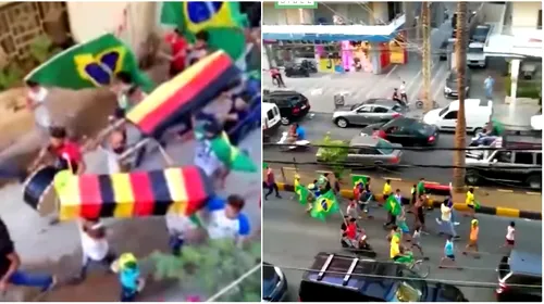 VIDEO | S-au răzbunat și au dat drumul petrecerii! Brazilienii au cărat sicrie acoperite cu steagul Germaniei după eliminarea lui Low&Co