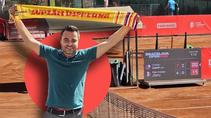ProSport, pe urmele noului nume important din tenisul românesc! O galerie numeroasă și cunoscutul comentator sportiv i-au făcut galerie în Slovacia: „O să merg direct la Wimbledon”. EXCLUSIV