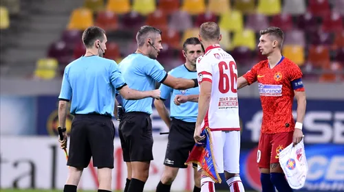 Radu Petrescu îl „fluieră” pe Ianis Hagi în Europa League! Meciuri la foc automat pentru român, după scandalurile din Liga 1