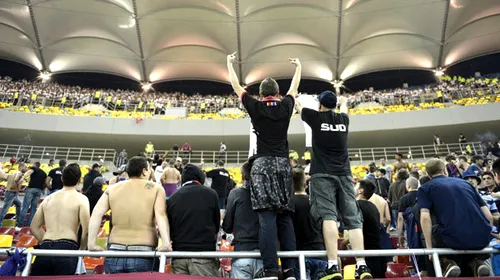 „Oamenii în negru” au ajuns la Național Arena! VIDEO Atmosfera făcută de fanii Stelei