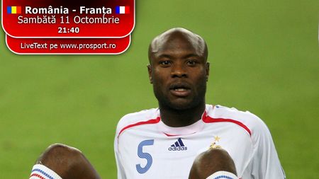 E sigur: Gallas ratează meciul cu România!