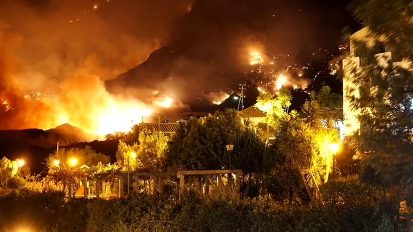 FOTO | Imagine din satelit cu incendiul de vegetație din Gran Canaria
