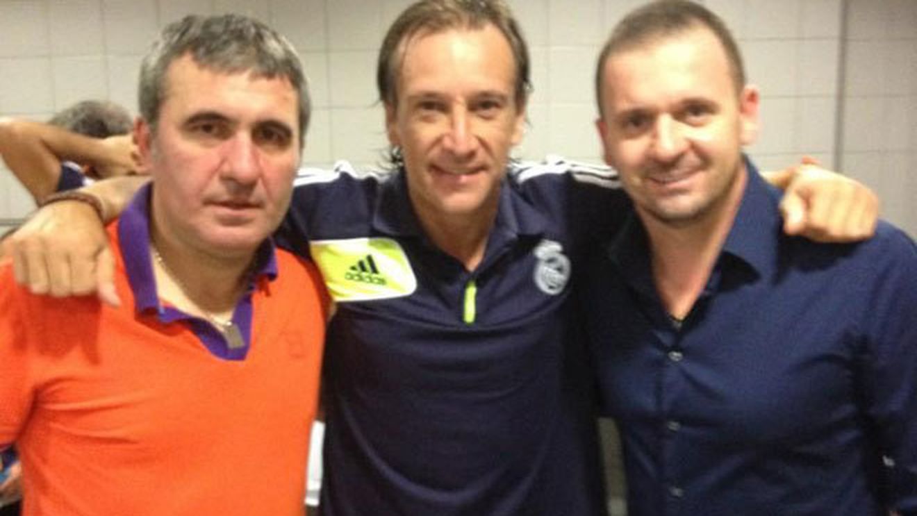 Și-a adus aminte de momentele de glorie!** Gică Hagi a jucat pentru Real într-un "El Clasico" special și a marcat