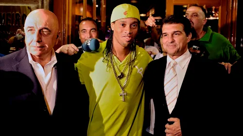Ronaldinho către milanezi: „Îmi cer scuze pentru întârziere”