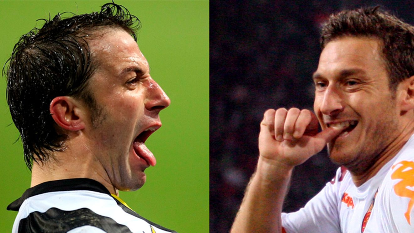 Del Piero sau Totti? Cine e mai bun?