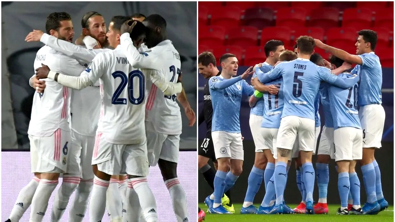 Real Madrid - Atalanta 3-1 și Manchester City - Monchengladbach 2-0, în optimile de finală ale Ligii Campionilor | Real și City merg fără emoții în sferturi!