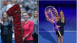 "Cum arată pe site vs cum e când îți vine prin poștă". Wozniacki, ironizată după ce a fost premiată la fel ca Halep pentru locul 1 mondial | FOTO 