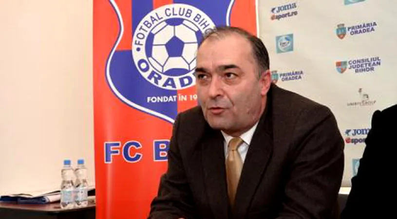 Mircea Fodor e noul președinte al FC Bihor:** 
