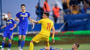 "Nu ne gândim deja la calificare!". Apel la calm din vestiarul tricolorilor, după victoria cu Bosnia. Ce a spus Petre, marcatorul primului gol