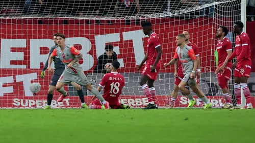 David Miculescu, gest sfidător pentru fanii lui Dinamo, după ce a marcat în derby! Jucătorul FCSB a văzut imediat cartonașul galben