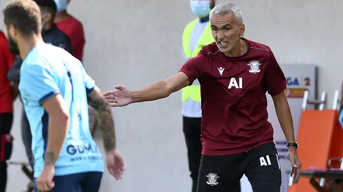 Adrian Iencsi continuă să fie mulțumit după 0-5 cu FC U Craiova: „Am avut reacție și la al cincilea pumn!” Obiectivul anunțat de antrenorul Rapidului