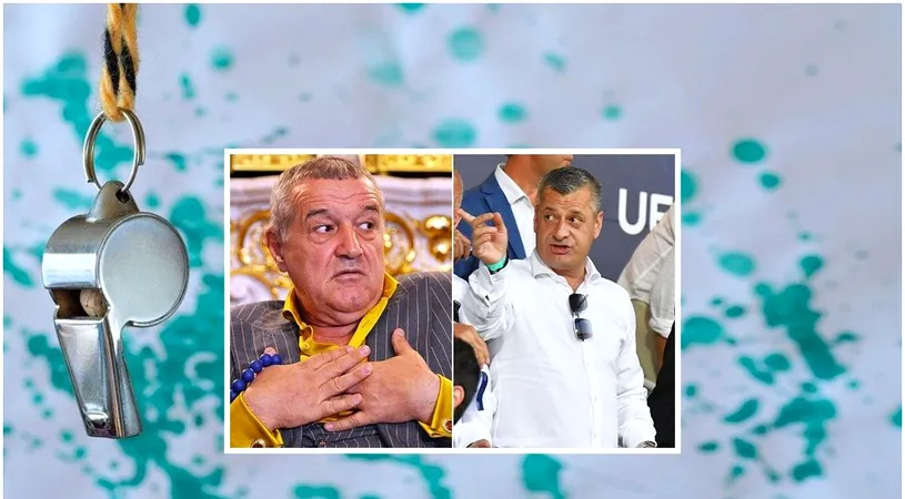 Război total între Gigi Becali și Neluțu Varga în privința arbitrului pentru finala campionatului dintre FCSB și CFR Cluj! Ardelenii nu vor un străin, iar patronul roș-albaștrilor cere public: „Pe el vreau să ni-l dea să ne fluiere!” | EXCLUSIV