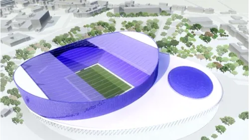 Cel mai ambițios proiect din România!** În 5 ani vor să domine Liga I. Ridică un stadion MINUNE, care poate 'învia' un oraș mort după fotbal