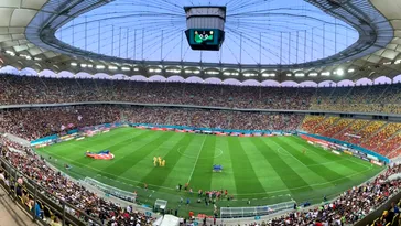 Atmosferă fabuloasă pe Arena Națională! Bannerul care a făcut senzație la meciul lui FCSB cu Dunajska Streda: „40.000 de motive pentru care suntem Steaua!”