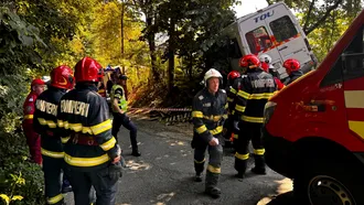 Microbuz cu componenții echipei Dinamo 2, implicat într-un accident rutier grav! O persoană din stafful medical a decedat, Adrian Ropotan a fost resuscitat și a suferit o fractură!