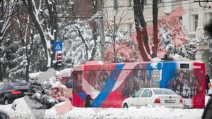 Pasiune de primar:** Marius Stan a decorat autobuzele din Galați în culorile Oțelului 
