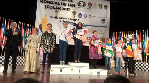 Ieșeanca Miruna Lehaci, campioană mondială școlară la șah. Competiția organizată la Iași a găzduit 600 de sportivi din 41 de țări