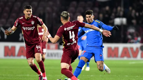 CFR Cluj - FCSB 1-1, în etapa a treia din play-off | Egal extrem de spectaculos, care le îndepărtează însă pe cele două rivale de liderul Farul Constanța