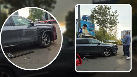 Mihai Stoica a făcut accident și mașina e daună totală. Imagini de la locul impactului. „Sunt nevinovat 100%”. EXCLUSIV