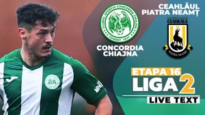 S-a reluat Liga 2! Ceahlăul învinge Concordia la Chiajna și îi ia fața în lupta pentru play-off. Tânărul Matei Moraru, eroul trupei lui Pustai