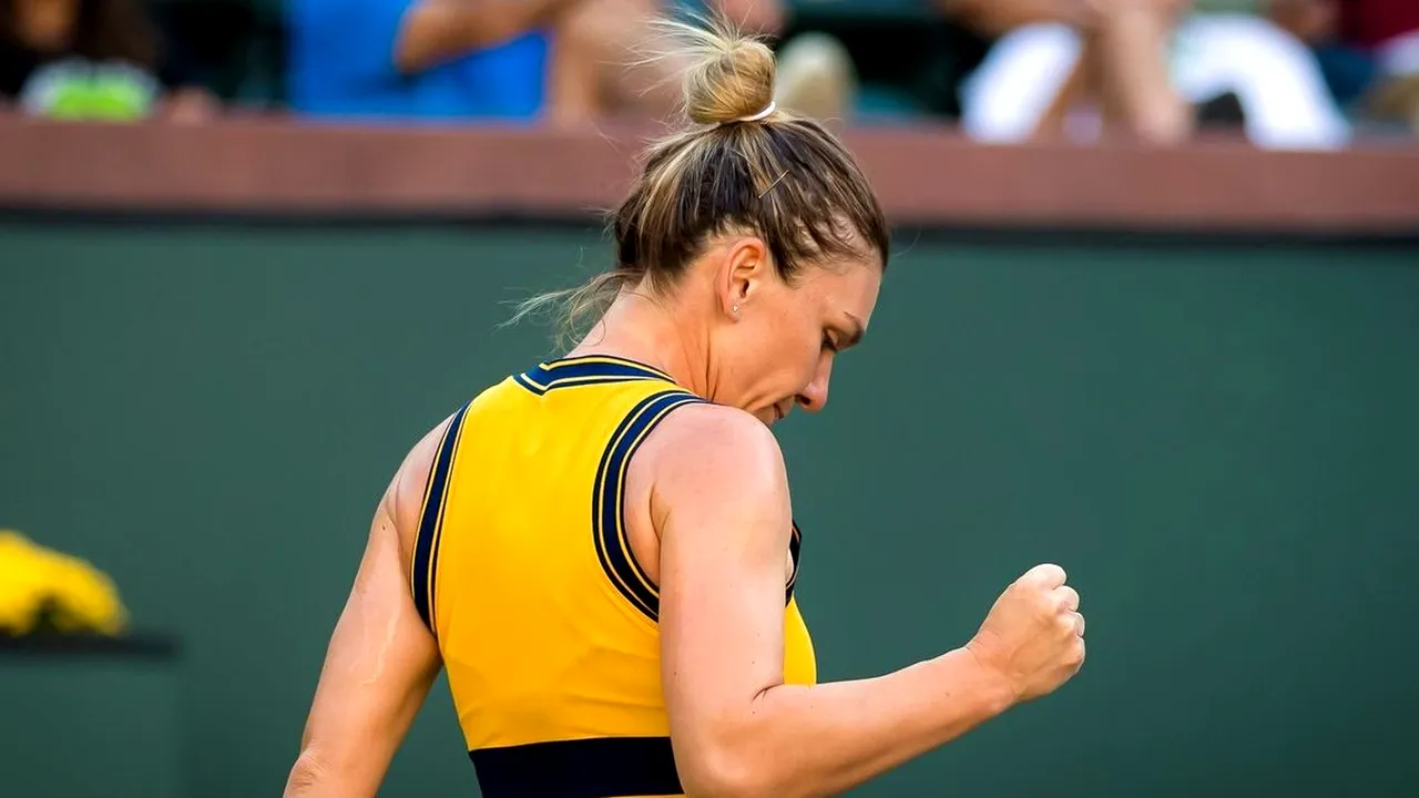 Reacția scurtă și la obiect a Simonei Halep, după eliminarea de la Indian Wells. Ce a transmis sportiva învinsă de Aliaksandra Sasnovich