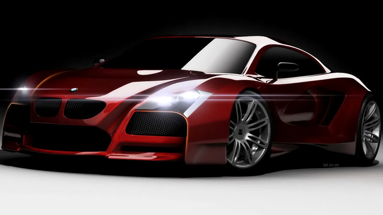 BMW M1 Concept - Supercarul cu motor situat central