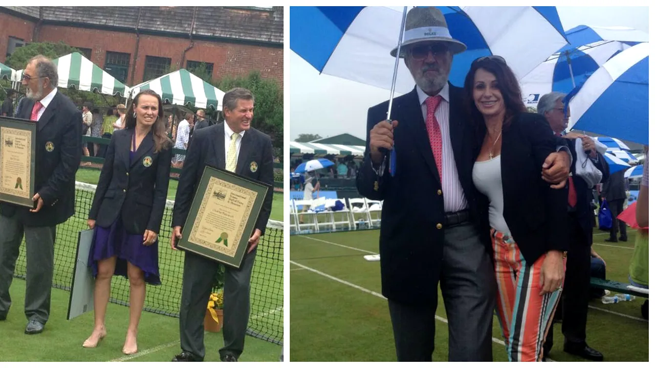 Ion Țiriac, inclus în International Tennis Hall of Fame! FOTO Nadia, alături de fostul mare tenisman la ceremonie! 