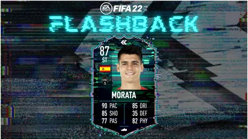 Varianta Flashback din FIFA 22 a atacantului Alvaro Morata a primit o serie excelentă de atribute din partea <i class='ep-highlight'>EA</i> <i class='ep-highlight'>Sports</i>. Cum îl poți obține