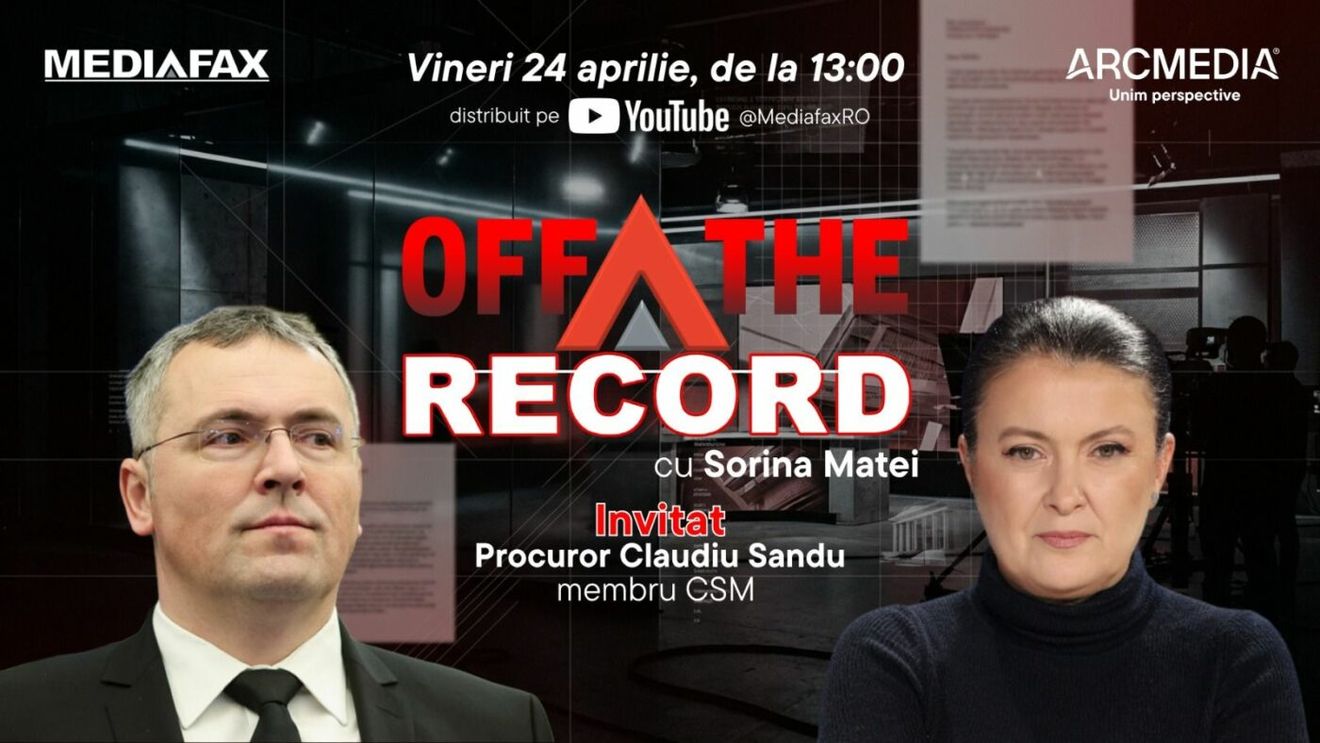 OFF The Record. Invitat: Procuror Claudiu Sandu, membru CSM