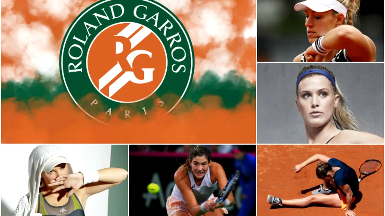 Avalanșa accidentărilor înainte de Roland Garros. Halep, Kerber, Wozniacki, Muguruza și Bouchard au emoții: glezna, spatele și gâtul sunt 