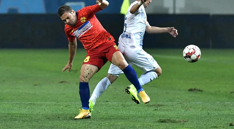 U Craiova - FCSB 0-1. Inspirația lui Vintilă a făcut diferența. Tsoumou înscrie la debut și aduce trei puncte 