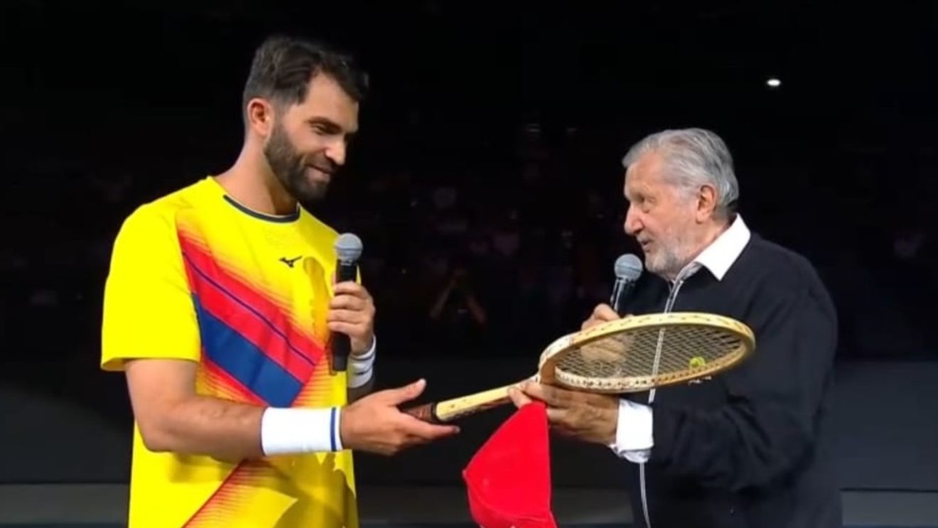 Daruri la Sports Festival: Ilie Năstase i-a oferit lui Horia Tecău o rachetă legendară, pe care a folosit-o în anii '70