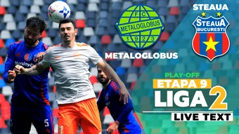 Metaloglobus – Steaua se joacă de la ora 11:30. Echipa lui Ianis Zicu, primul meci după ce și-a asigurat prezența în barajul de promovare