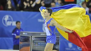 Drăgulescu e numele unui ROMÃ‚N ADEVĂ‚RAT. Prima reacție a stelistului în vârstă de 36 de ani: "Cea mai mare dorință a mea a fost să cânte sala imnul cu mine!". Ce spune despre finala de la sărituri 
