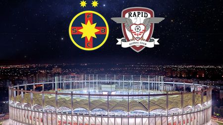 Se bate recordul pe Arena Națională?! Numărul uluitor de suporteri așteptați la derby-ul FCSB - Rapid: anunțul făcut de roș-albaștri