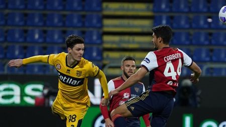 Dennis Man, de neoprit în Serie A! Vârful Parmei a marcat și împotriva lui Cagliari. Reușită superbă pentru fostul atacant de la FCSB | VIDEO