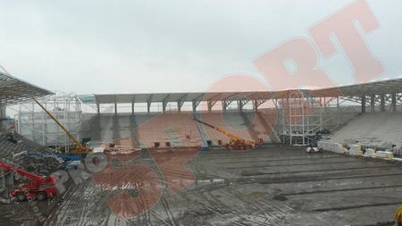 FOTO** Mircea Sandu, în vizită pe noul "Ilie Oană"! Ce promisiune a făcut și când crede că naționala va juca la Ploiești