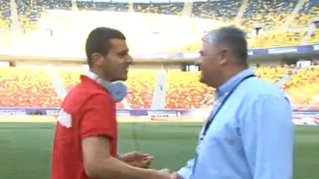 Dialog incredibil între Andone și Țucudean!** Ce i-a promis atacantul înainte de startul Supercupei VIDEO