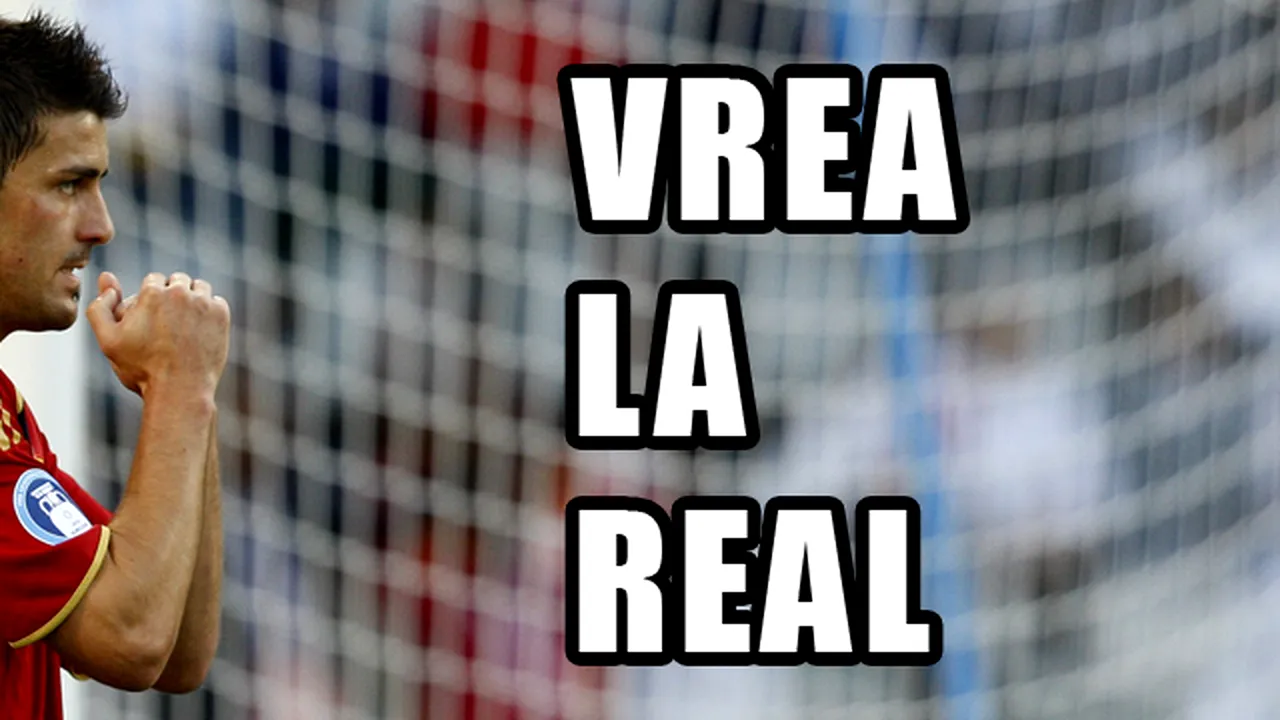 David Villa se roagă de Valencia** să-l vândă la Madrid
