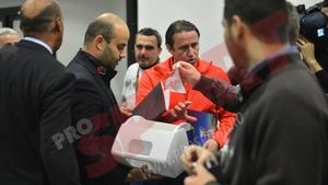 FOTO** Energie la plic! Reghe a "făcut cinste" cu băutura consumată de steliști în ultimul meci