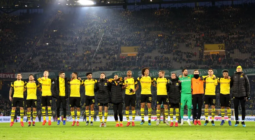 Borussia Dortmund continuă marșul spre titlul de campioană, după 7 ani de pauză! Reus & Co. s-au distrat pe teren și au câștigat cu 5-1 în ultima etapă din Bundesliga. FOTO | Cum arată clasamentul