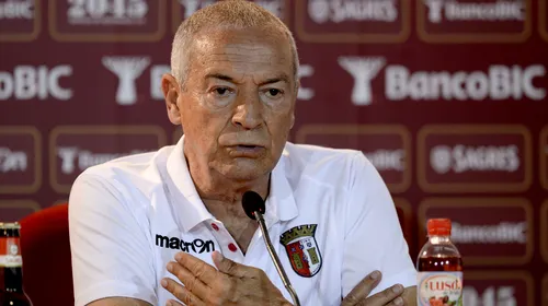 Rusescu a rămas fără antrenor la Braga. Jesualdo Ferreira a fost demis