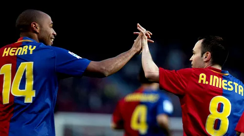 Iniesta și Henry, apți pentru finala Champions League!