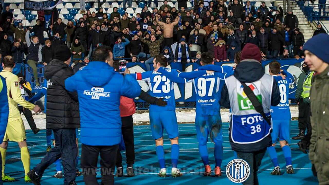 Elevii lui Stoican, la primul meci din play-off în Copou. Ieșenii pot urca pe locul 4 cu o victorie cu Astra. 