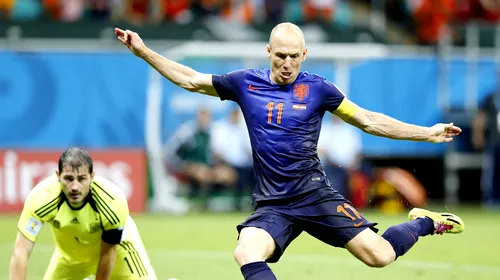 Arjen Robben va fi indisponibil patru săptămâni