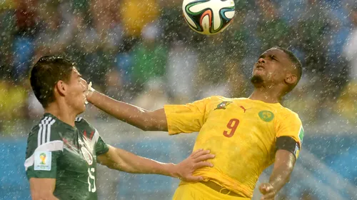 Absență uriașă pentru Camerun: Eto’o are șanse minime să joace în meciul cu Croația