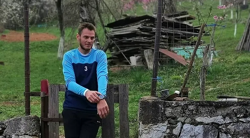 Fotbalistul Dănuț Bilia taie lemne de mai mult de o lună, într-un sătuc din județul Bihor! ”Dacă vezi ce mâini, genunchi am acum. Arată ca niciodată. Înainte erau mereu tăiate, mereu cu vânătăi”. Fundașul se condideră bătrân la 35 de ani